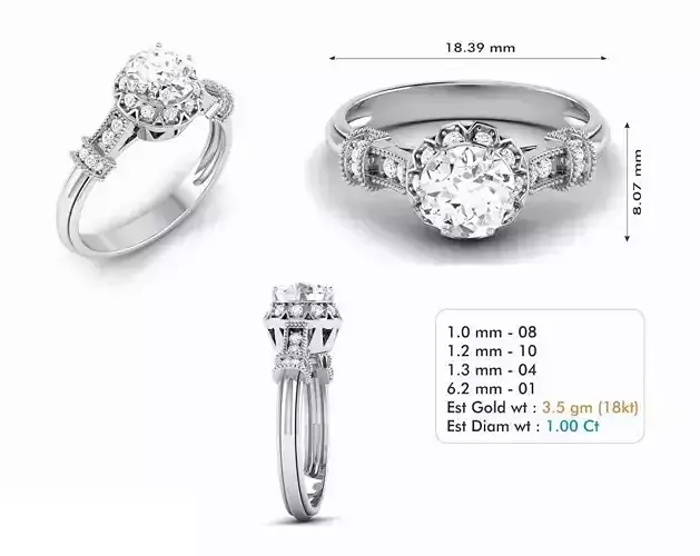 Diamond Wedding Ring  221