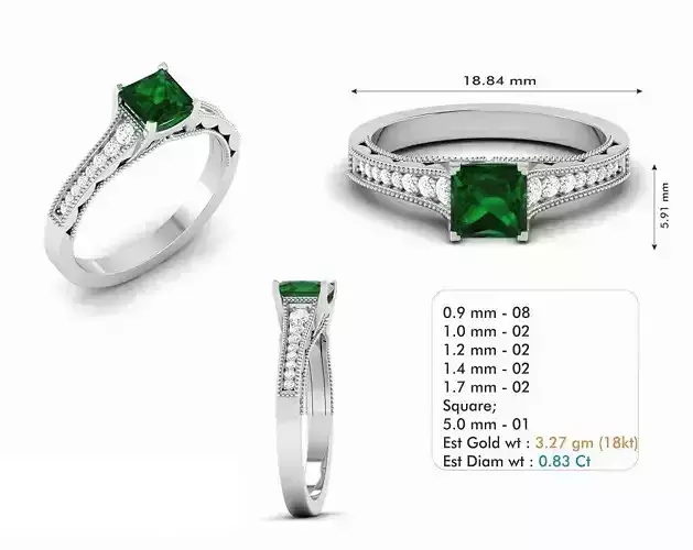 Diamond Wedding Ring  220