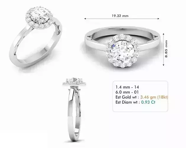 Diamond Wedding Ring  216