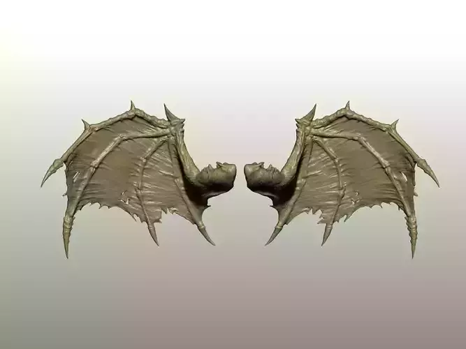 Fantasy Creature Wing 01