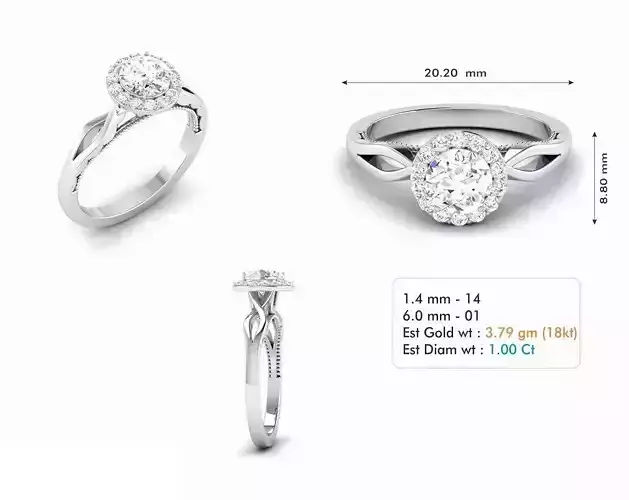 Diamond Wedding Ring  205