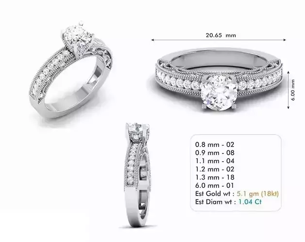 Diamond Wedding Ring  203