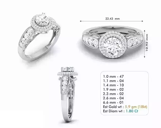 Diamond Wedding Ring  200