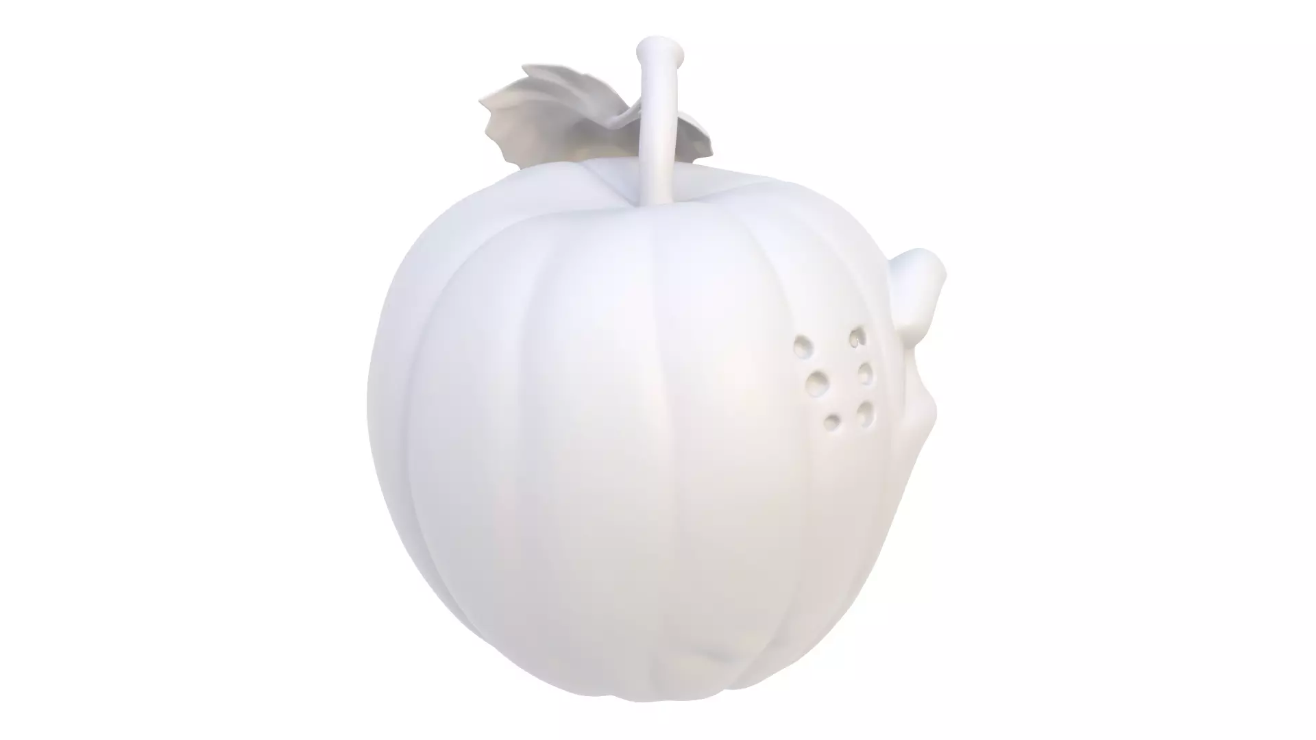 Halloween apple 3D model_5