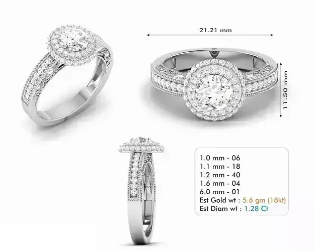 Diamond Wedding Ring  195