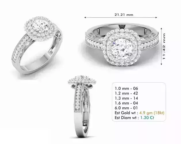 Diamond Wedding Ring  194