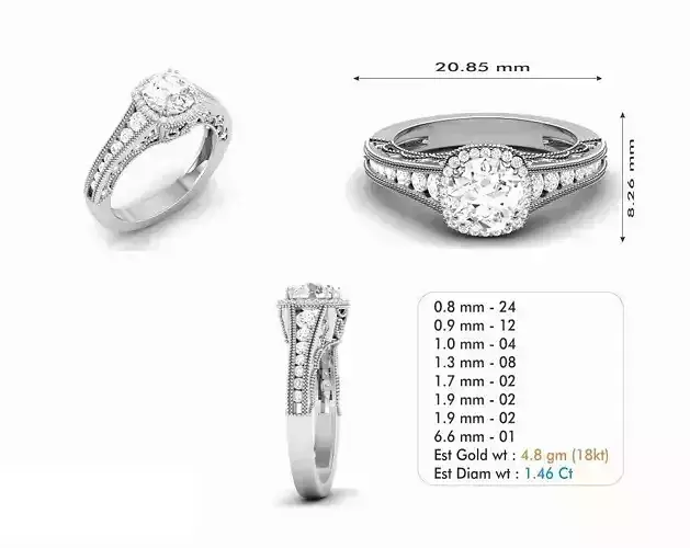 Diamond Wedding Ring  184