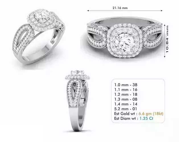 Diamond Wedding Ring  180