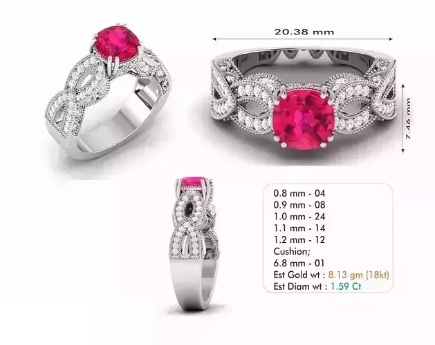 Diamond Wedding Ring  179