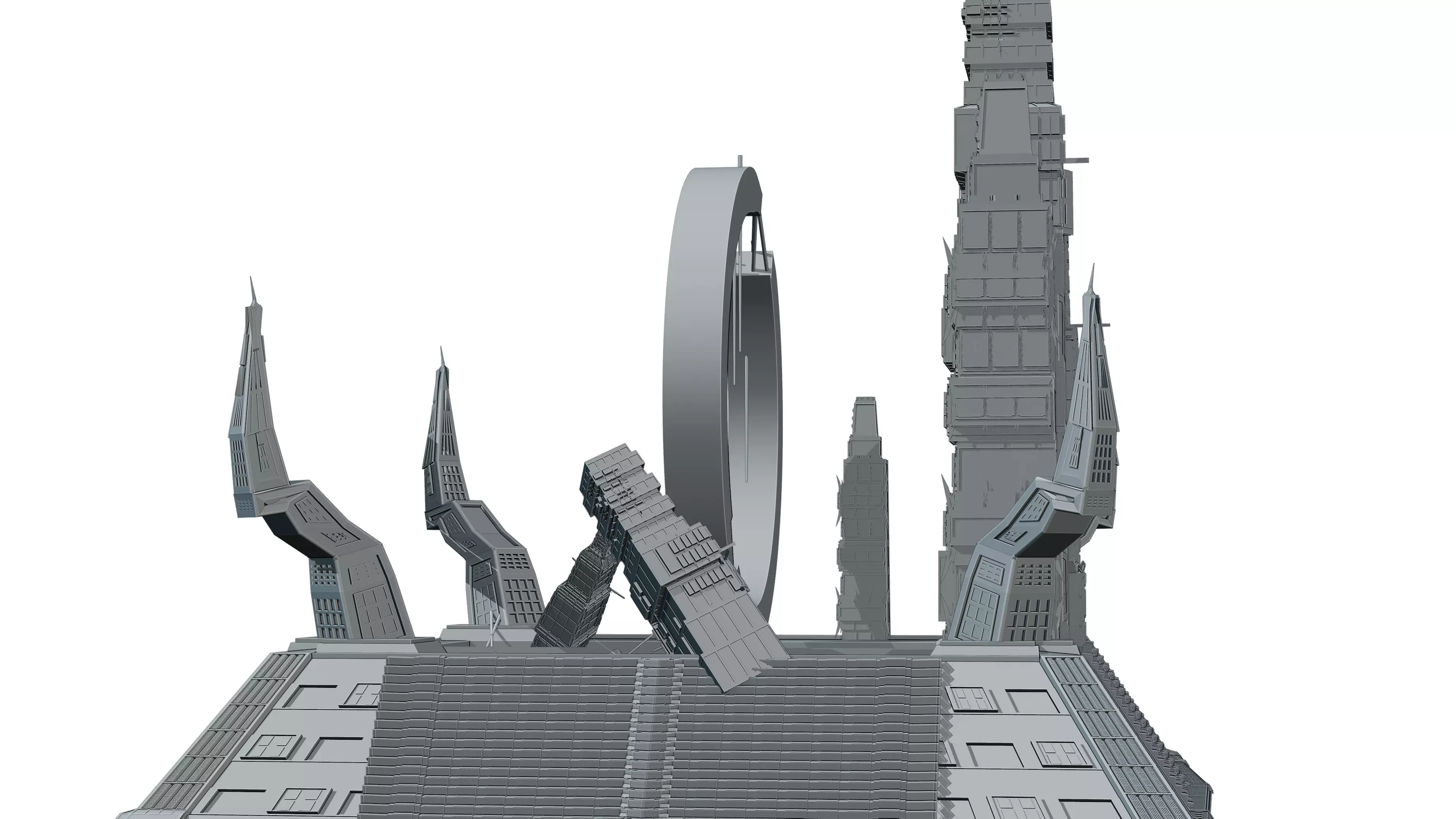 Sci Fi Portal 3D model_3