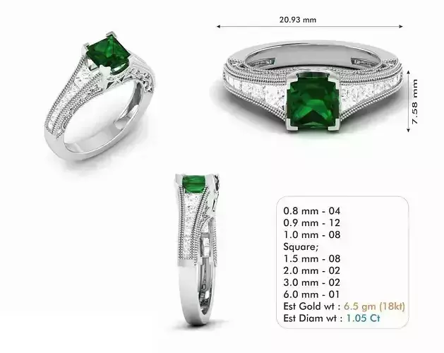 Diamond Wedding Ring  175