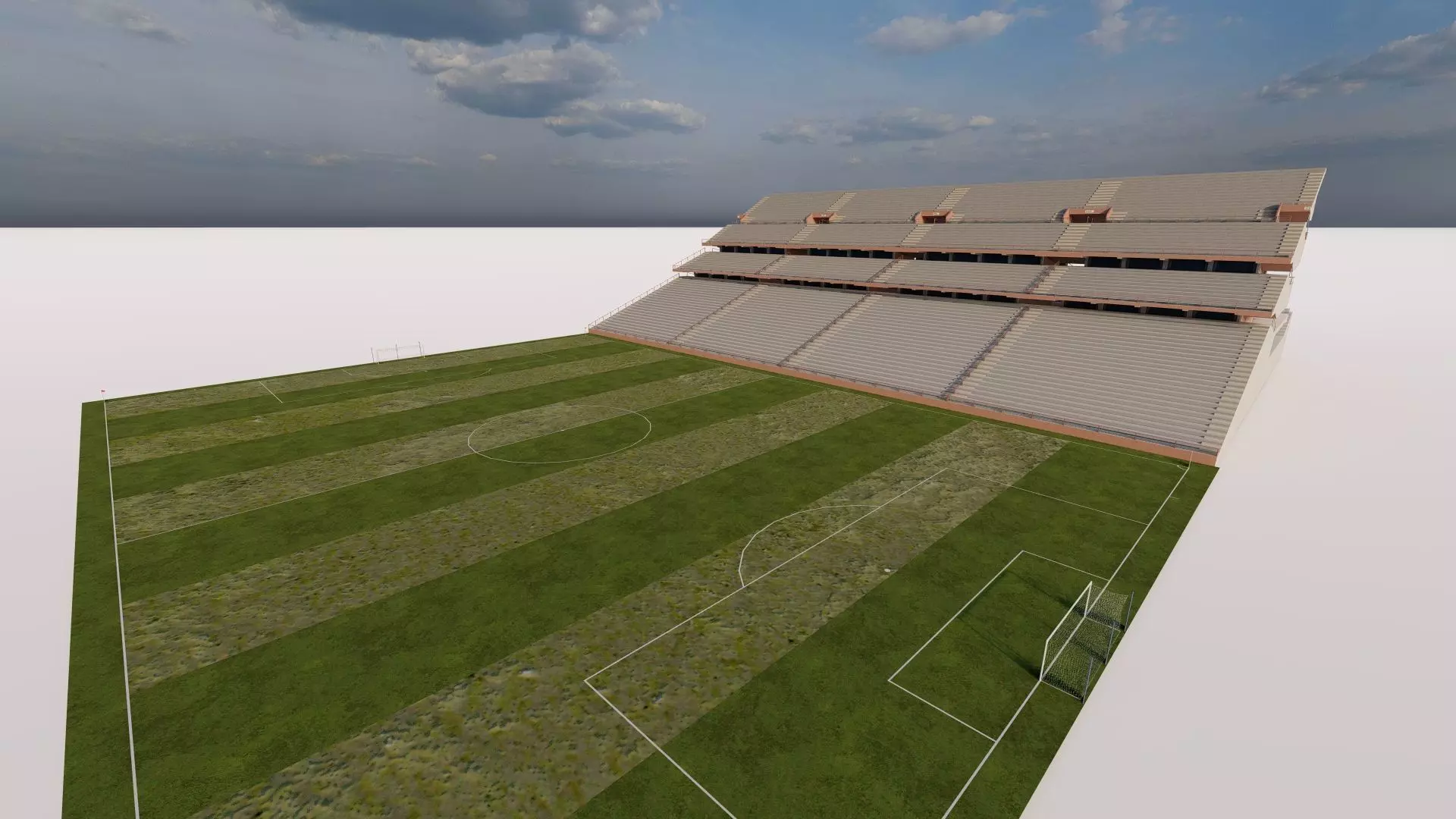 Football Stadium-American football 3D model_7