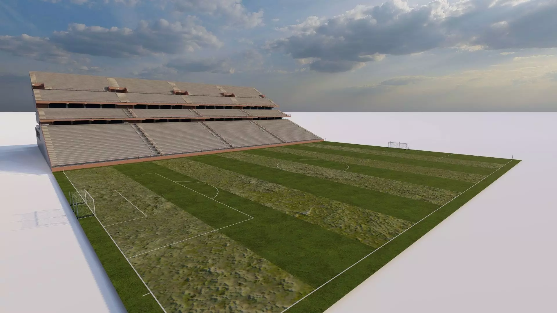 Football Stadium-American football 3D model_19