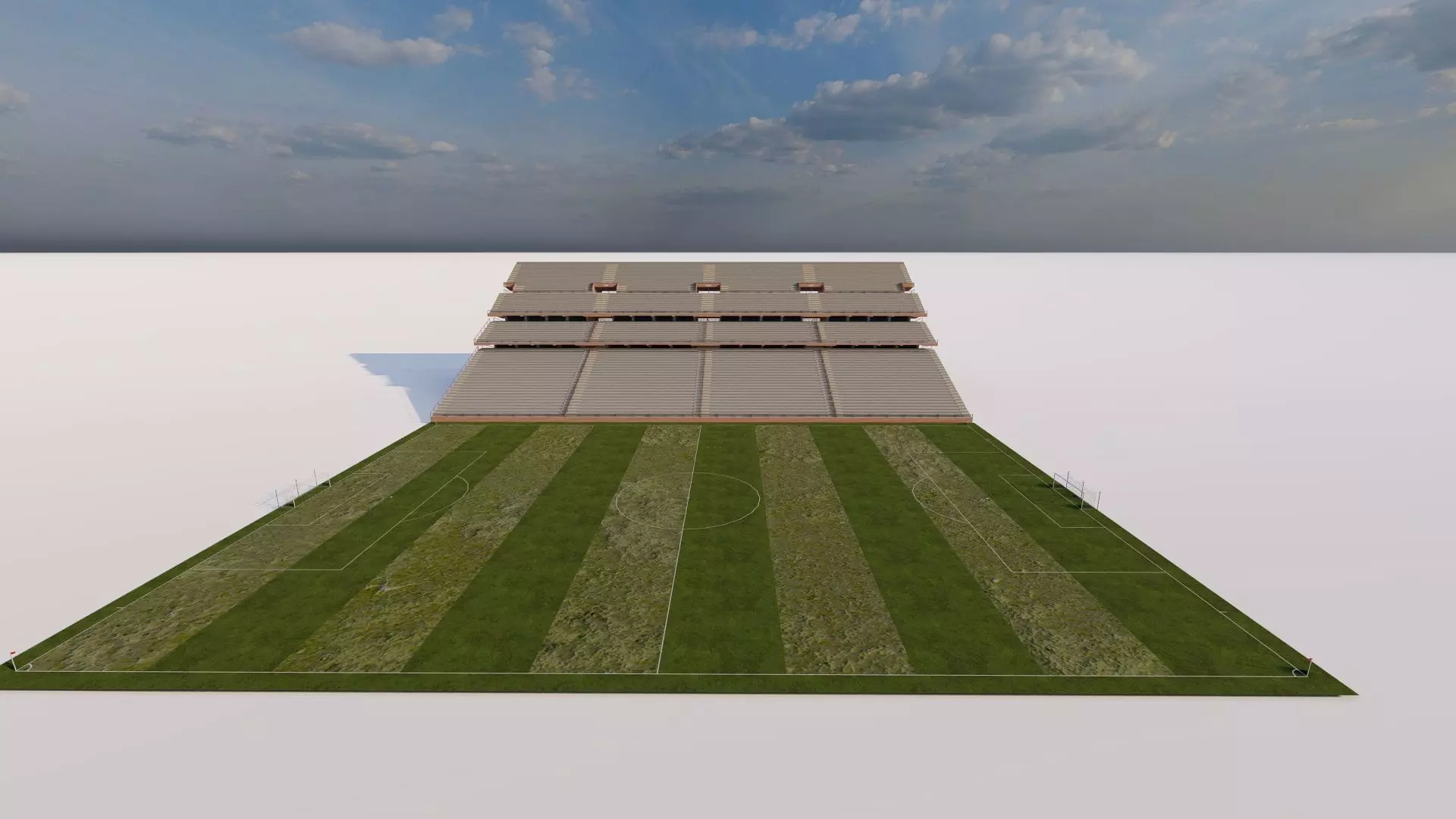 Football Stadium-American football 3D model_14
