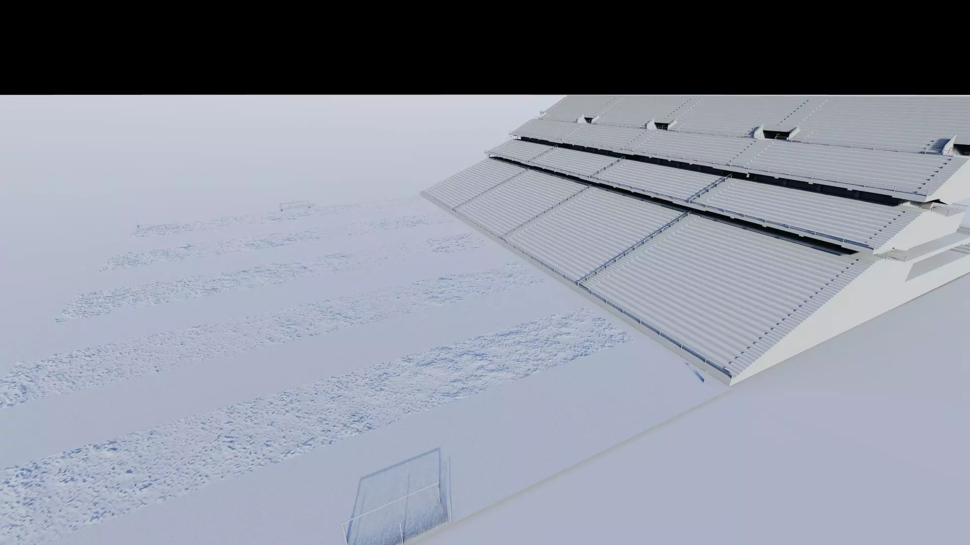 Football Stadium-American football 3D model_1