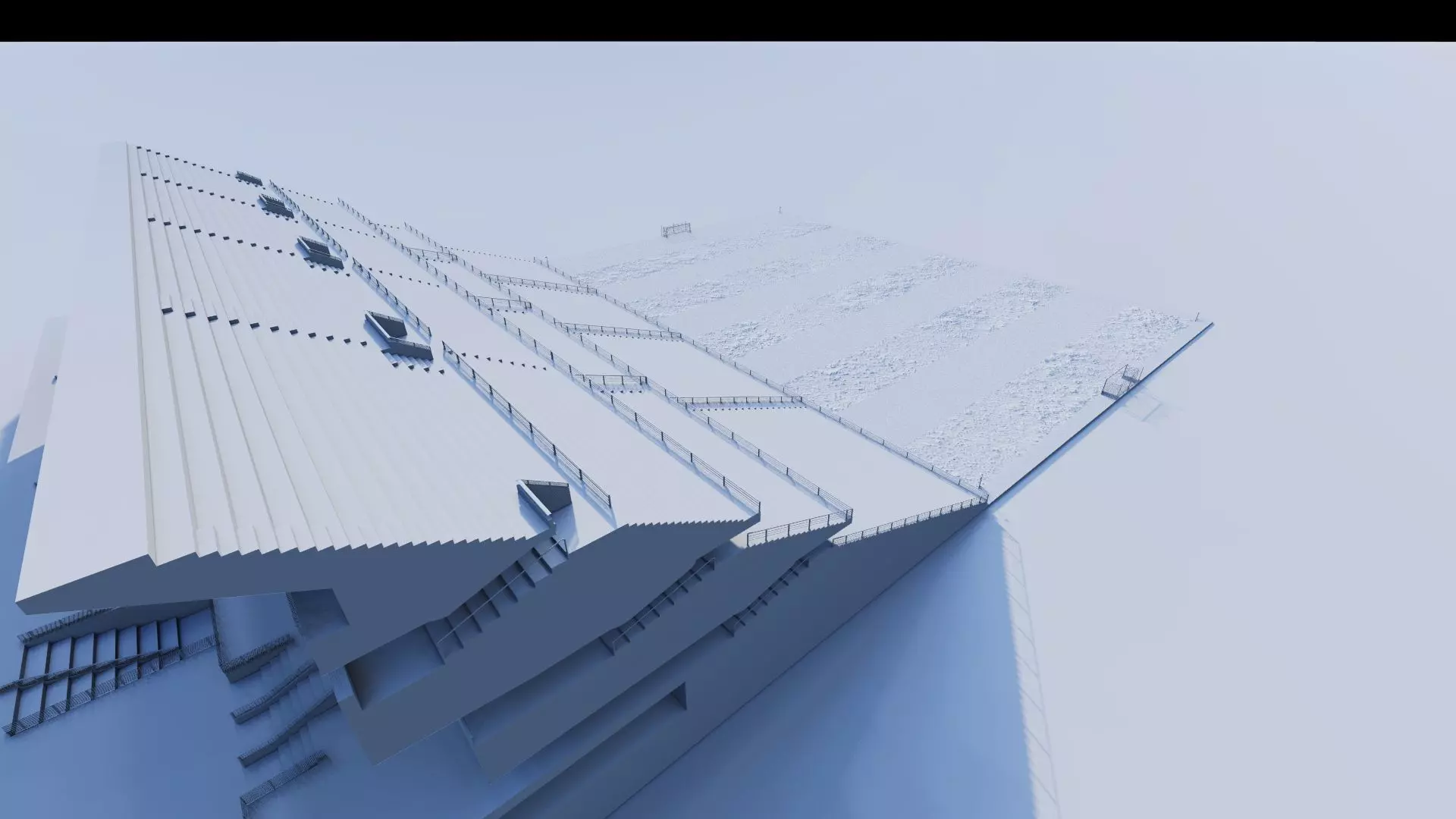 Football Stadium-American football 3D model_3