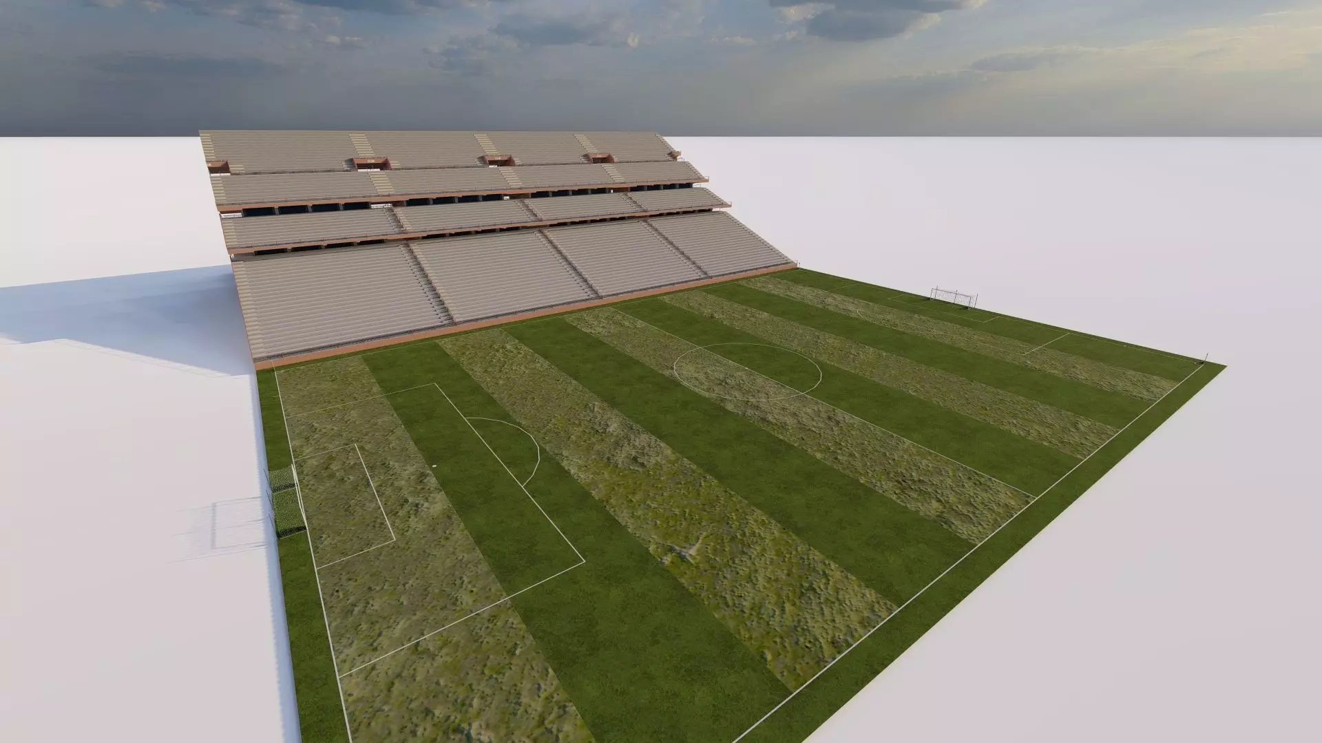 Football Stadium-American football 3D model_6