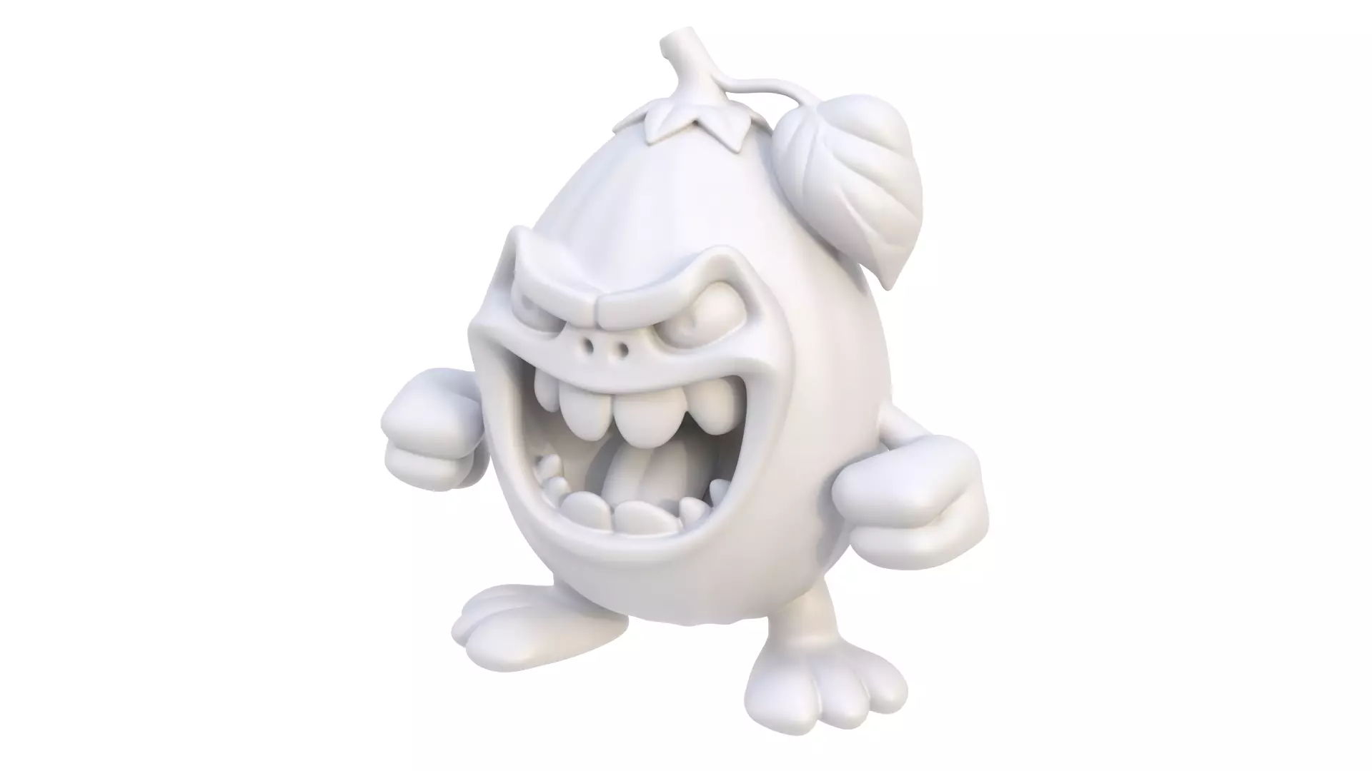 Mutant eggplant 3D model