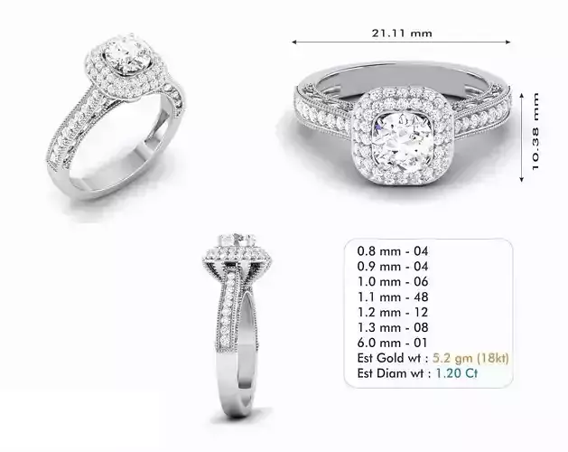 Diamond Wedding Ring  167
