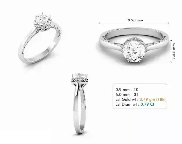 Diamond Wedding Ring  165