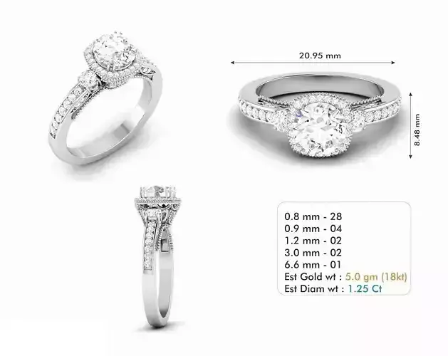 Diamond Wedding Ring  158