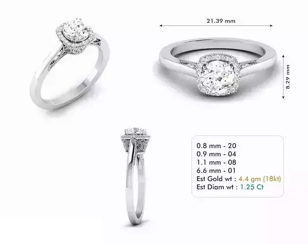 Diamond Wedding Ring  154