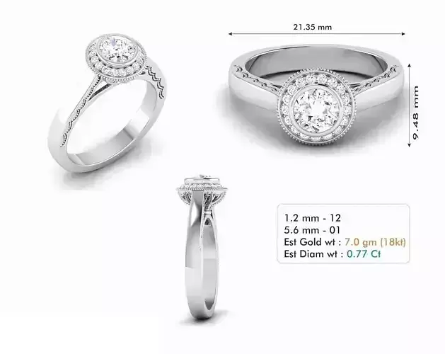Diamond Wedding Ring  150