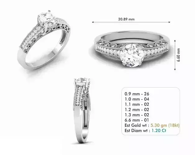 Diamond Wedding Ring  139