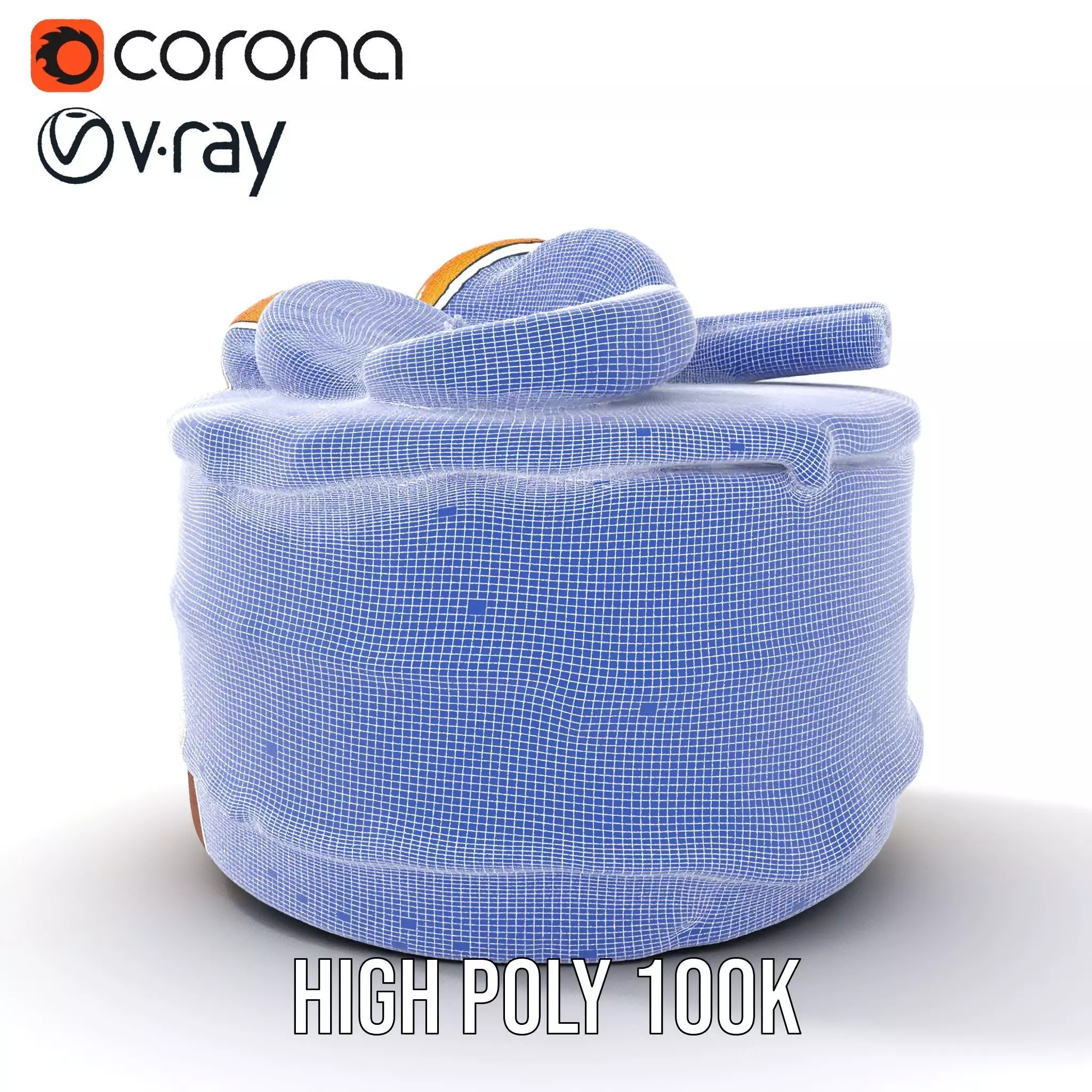 Delicious Cake Dessert model pack Low-poly 3D model_29