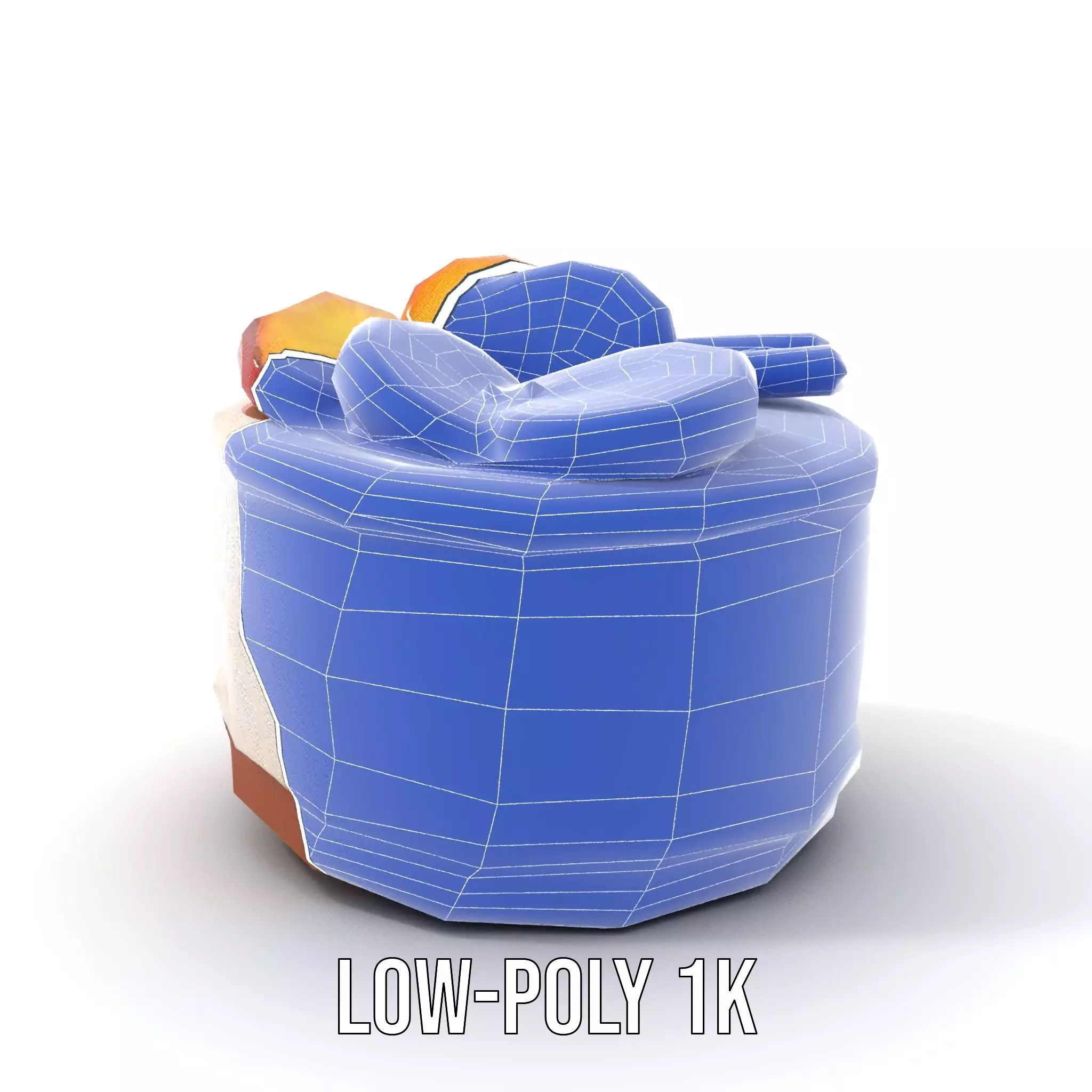 Delicious Cake Dessert model pack Low-poly 3D model_13