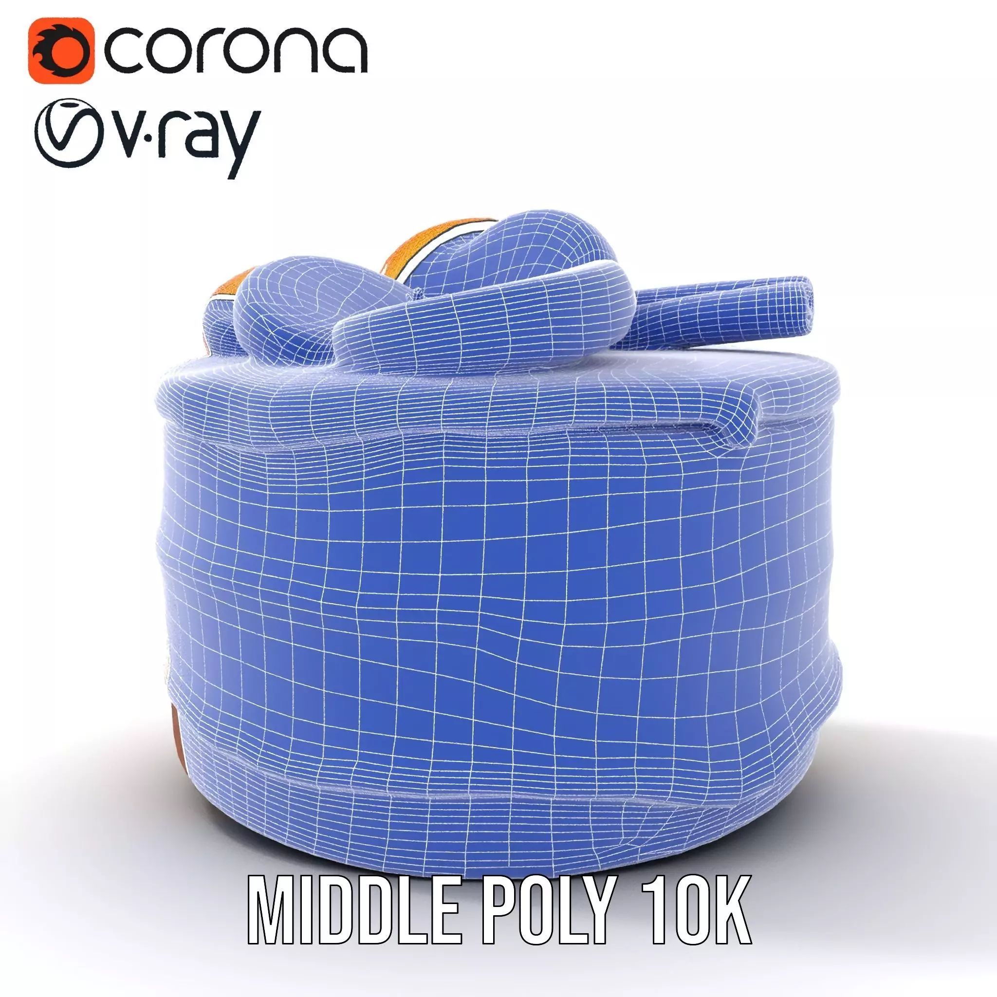 Delicious Cake Dessert model pack Low-poly 3D model_24