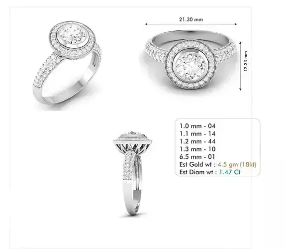 Diamond Wedding Ring  131