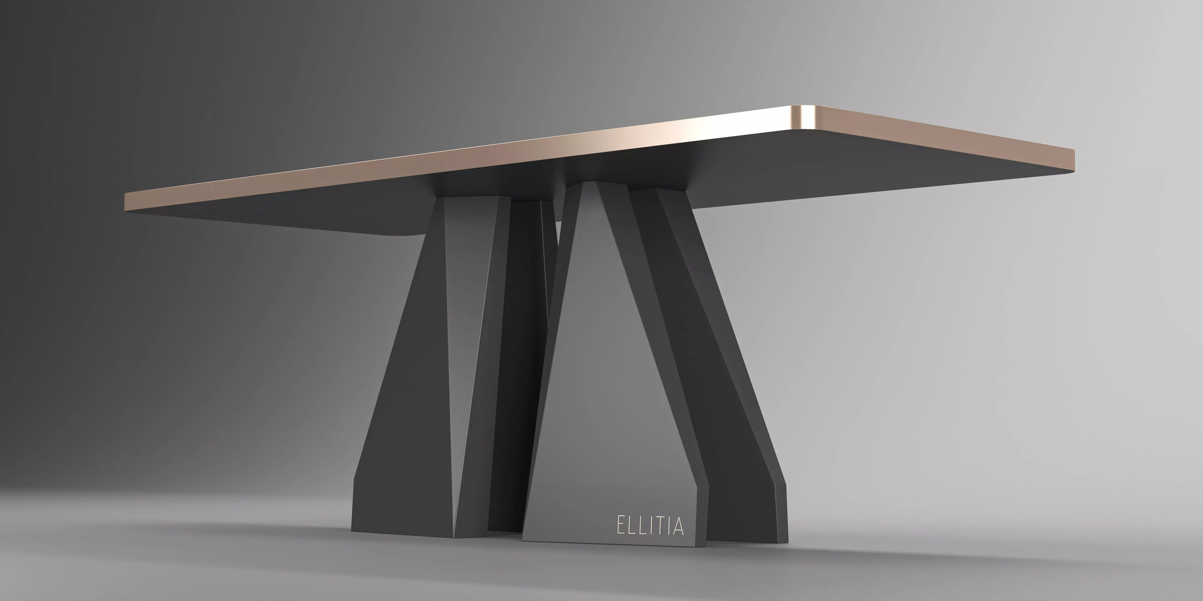 Luxury Ellitia Table Set 3D model_5
