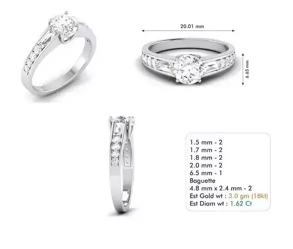Diamond Wedding Ring  13