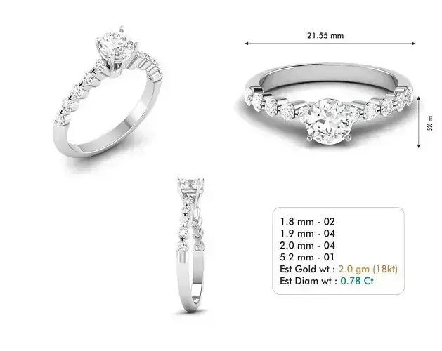 Diamond Wedding Ring  127