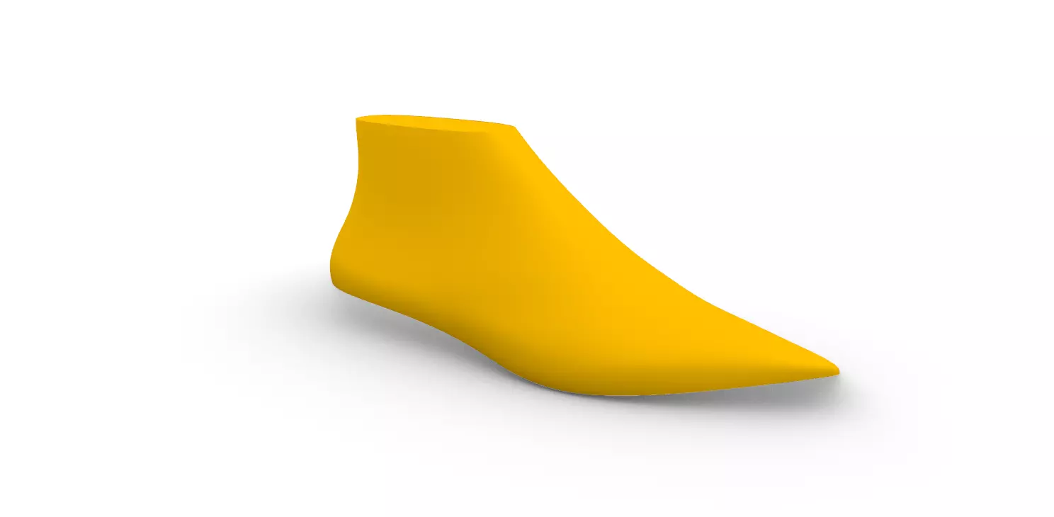 Female Shoe Last Pointed Toe 3D print model_0