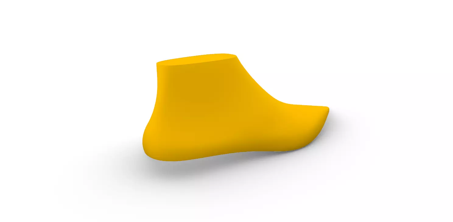 Female Shoe Last Pointed Toe 3D print model_2