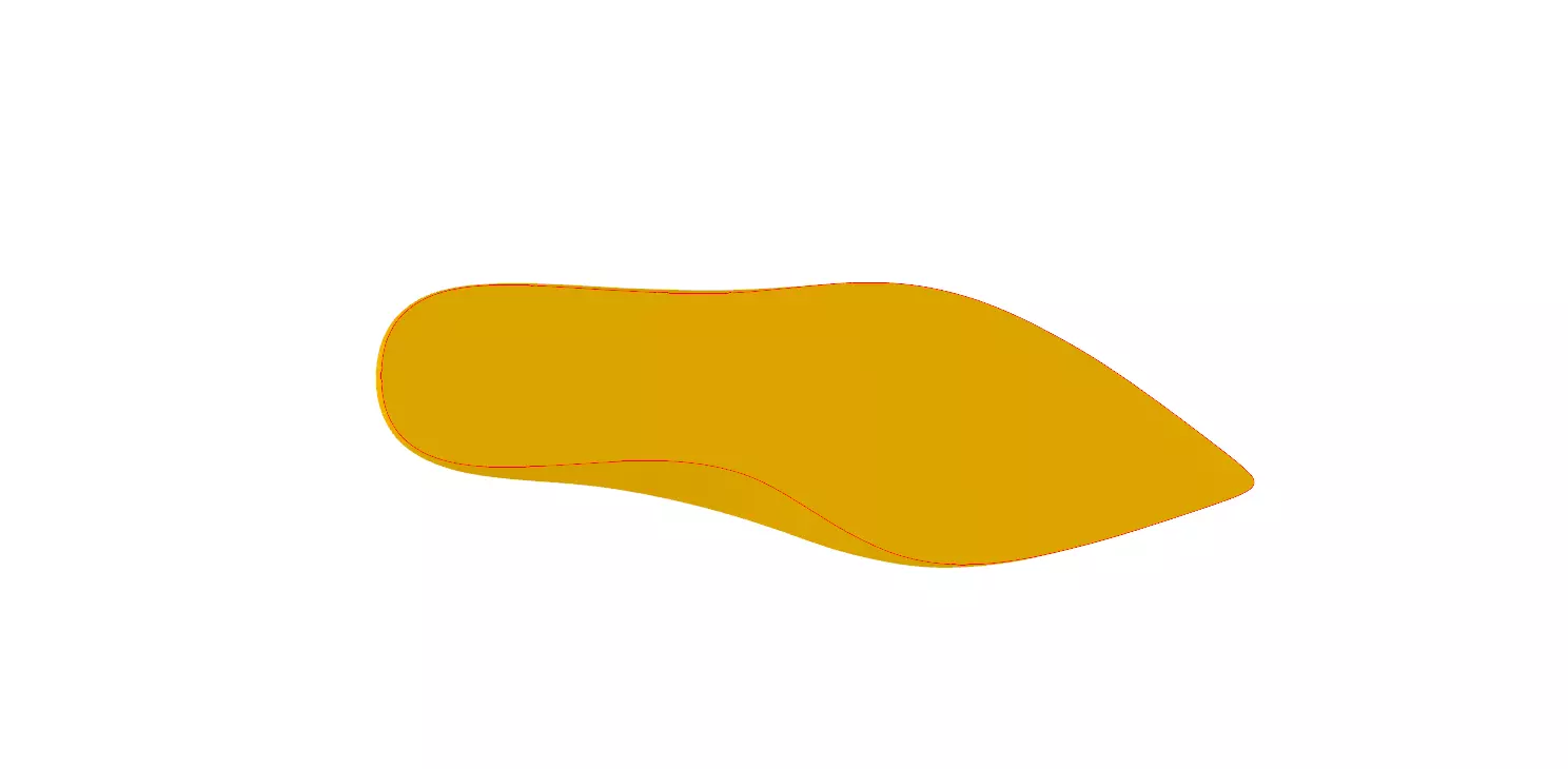 Female Shoe Last Pointed Toe 3D print model_8