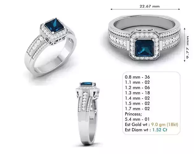Diamond Wedding Ring  123