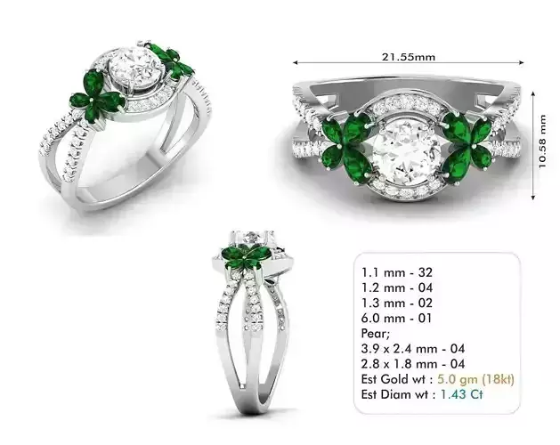 Diamond Wedding Ring  115