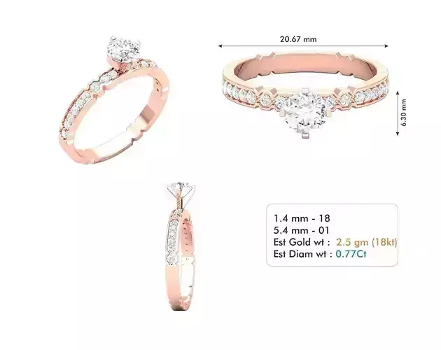 Diamond Wedding Ring  11