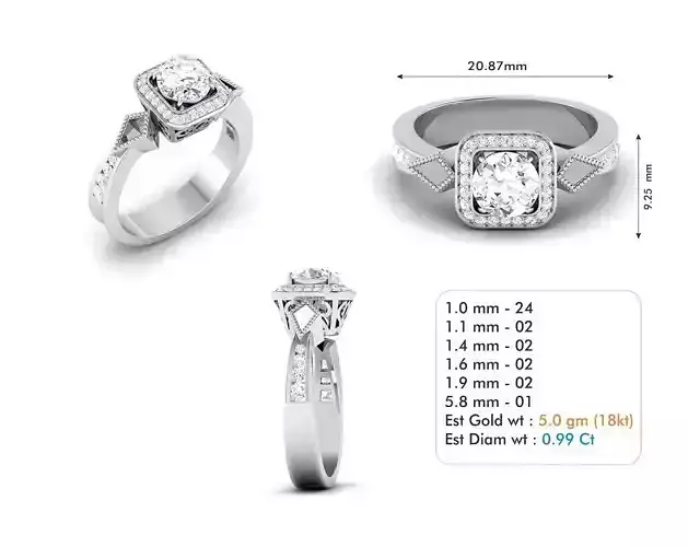 Diamond Wedding Ring  109