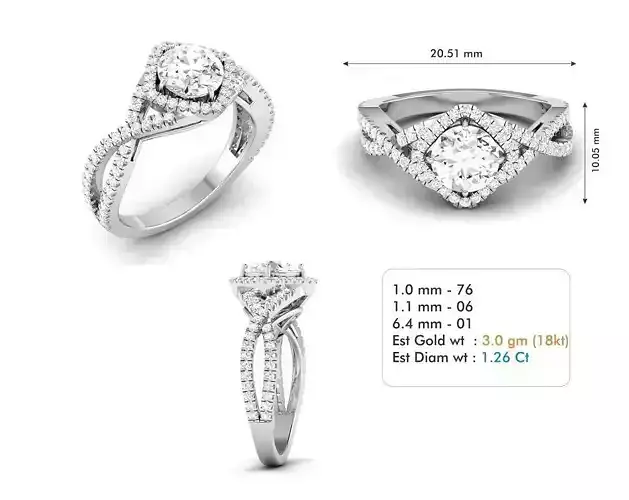 Diamond Wedding Ring  104