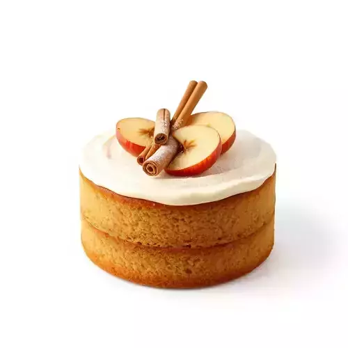 Apple Cinnamon Cake model pack Low-poly 3D model 2
