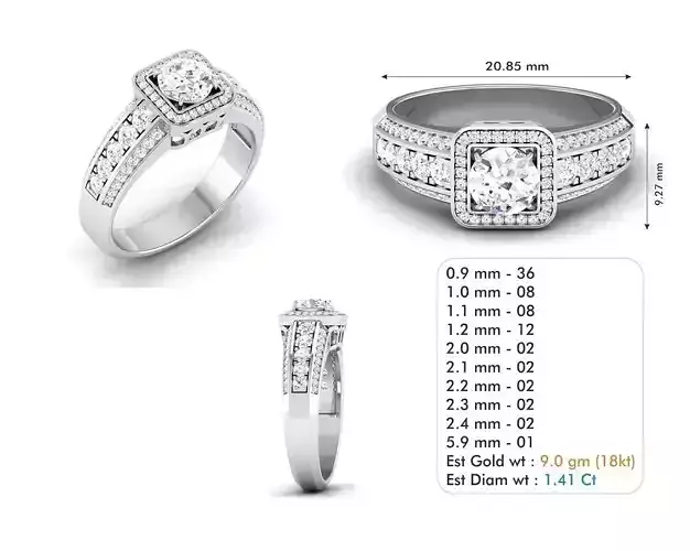 Diamond Wedding Ring  102