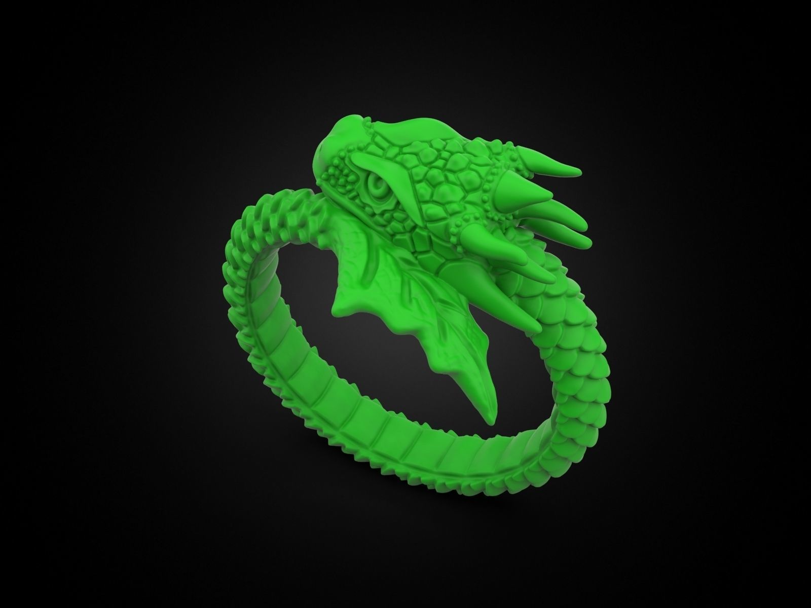 Ring A Dragon 3D print model_12