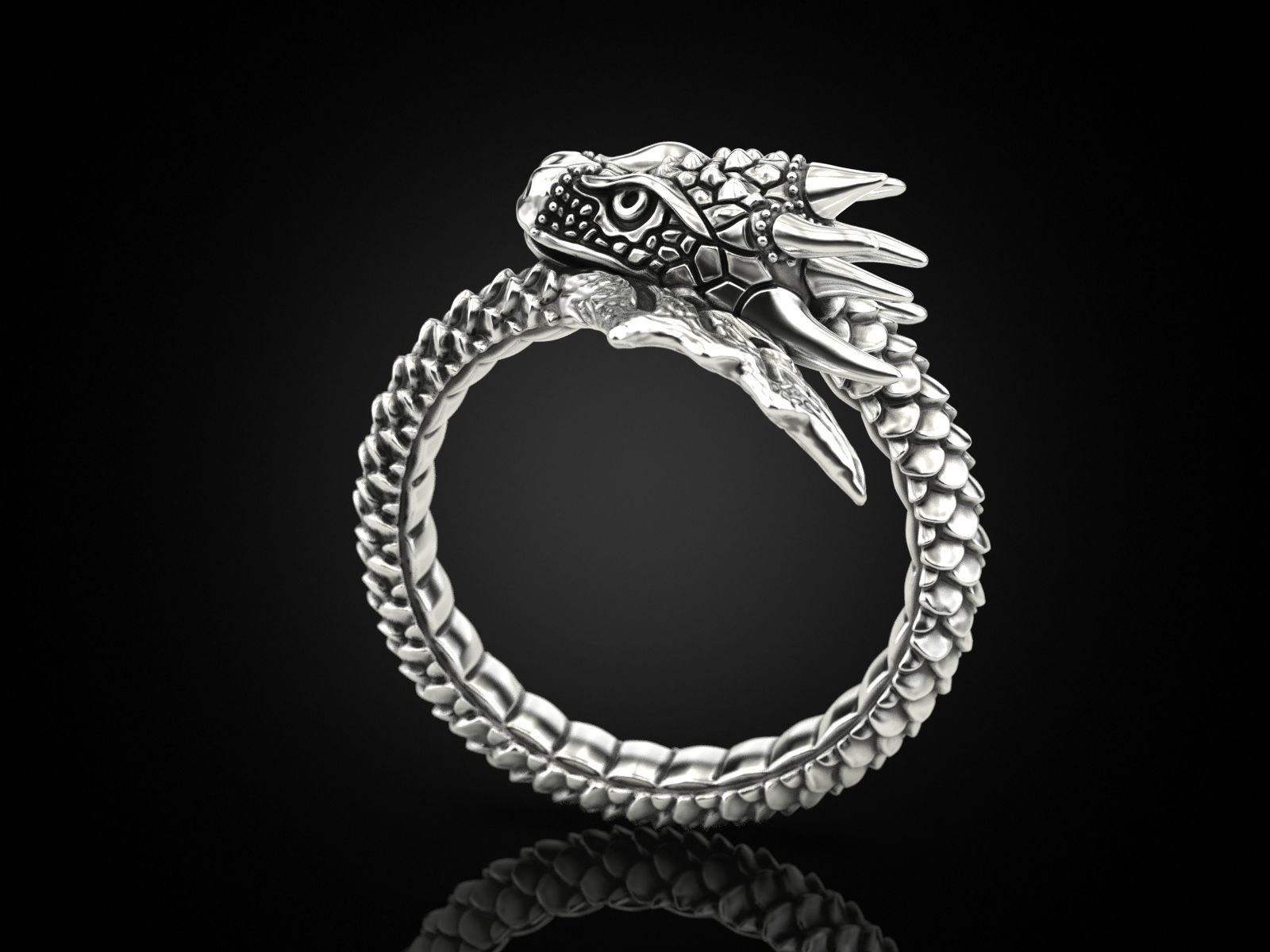 Ring A Dragon 3D print model_10