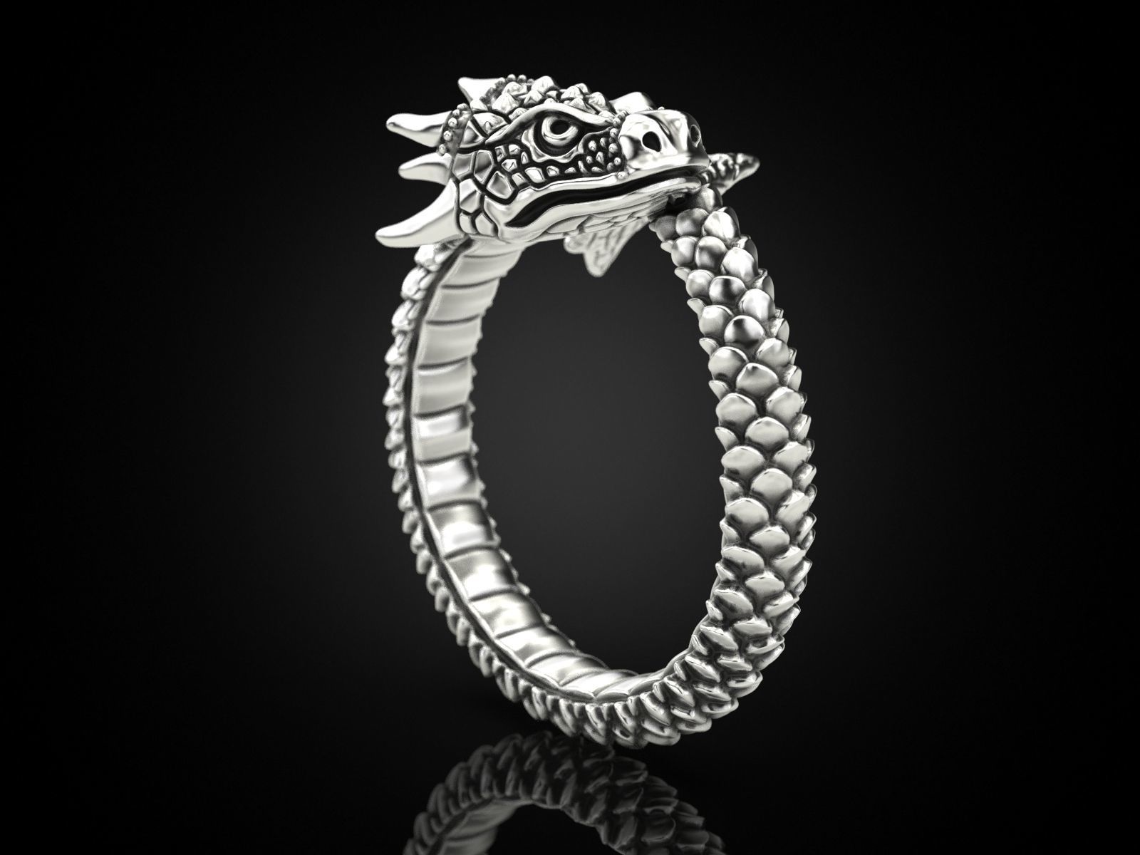 Ring A Dragon 3D print model_4