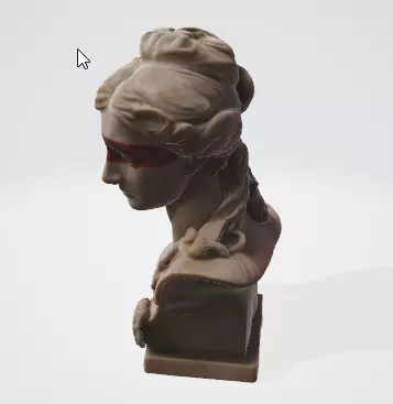 Decorative Sculpture Statue 3D Model 3D model_2