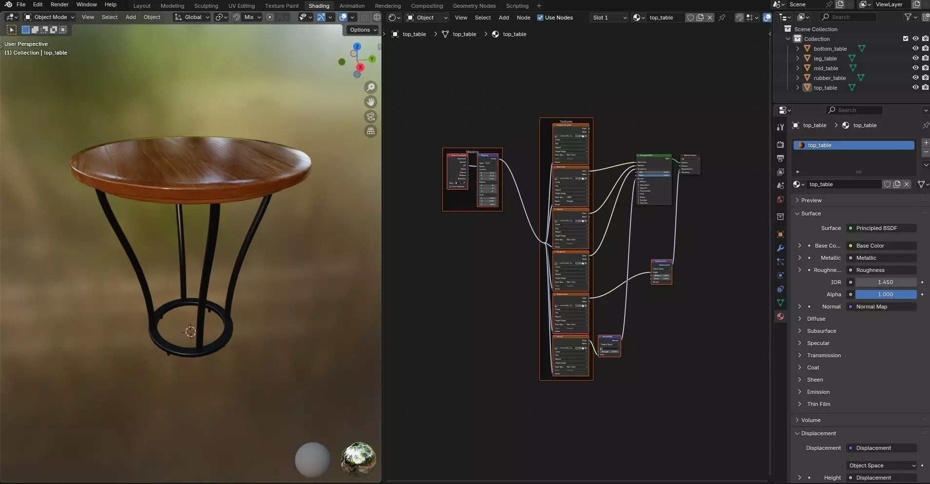 Round Table CG14 3D model_11
